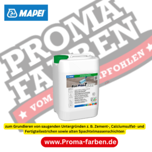 Mapei Eco Prim T Easy Dispersionsgrundierung für Spachtelmasse