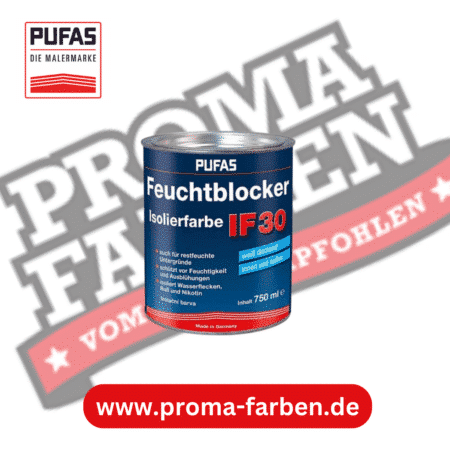 Pufas Isolierfarbe Feuchtblocker IF30 2L Pufas Grundierweiss GP5 online bei ProMa Farben bestellen