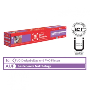 TROCKENKLEBER FÜR VINYLBODEN & LAMINAT PVC - Rolle: 75 cm x 25 m - UZIN SIGAN ELEMENTS