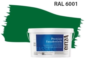 Fassadenfarbe Smaragdgrün RAL 6001