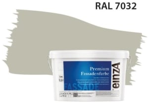 Fassadenfarbe Kieselgrau RAL 7032