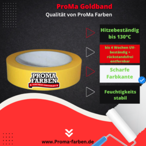 Proma Goldband / Tape  50 mm x 50m – Bild 2