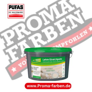 Pufas Lehmstreichputz proNatur - 7 Kg
