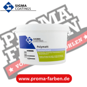 SIGMA POLYMATT 5L WUNSCHFARBTON , EINSCHICHT-DISPERSIONSFARBE, WANDFARBE online bestellen bei ProMa Farben