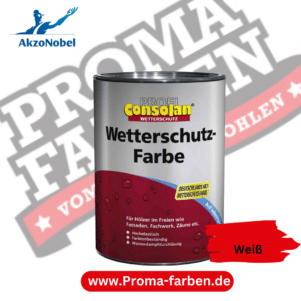 Consolan Profi Wetterschutz-Farbe  Rot