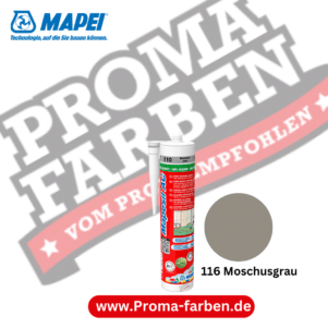 Mapei Mapesil AC 310ml Silikon-Dichtstoff 116 Moschusgrau