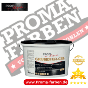 Willkommen bei PROFILINE, wo Innovation und Qualität Hand in Hand gehen! Unsere PROFILINE GRUNDIER-GEL 12,5 L ist eine gelartige Spezialgrundierung, die sowohl für den Außen- als auch für den Innenbereich geeignet ist. Hier sind die Highlights:

Bestellen Sie jetzt PROFILINE GRUNDIER-GEL 12,5 L für eine exzellente Haftung und eine perfekte Basis für Ihre Projekte!

