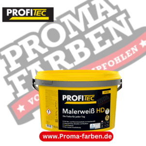 ProfiTec P 115 Malerweiß HD Wandfarbe – 12,5 Liter,Weiss