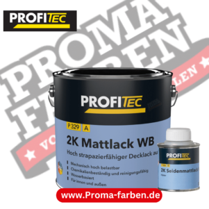 ProfiTec P329 2K Mattlack WB inkl Härter 2,5 Liter
