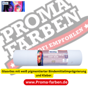Relius Anstrichvlies pigmentiert easy glue 190g 1 m x 25 m = 25 qm