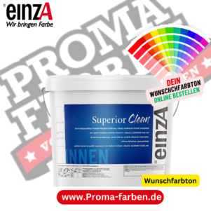 einzA Superior Clean Wunschfarbton  (Reinigungsfähige Wandfarbe)