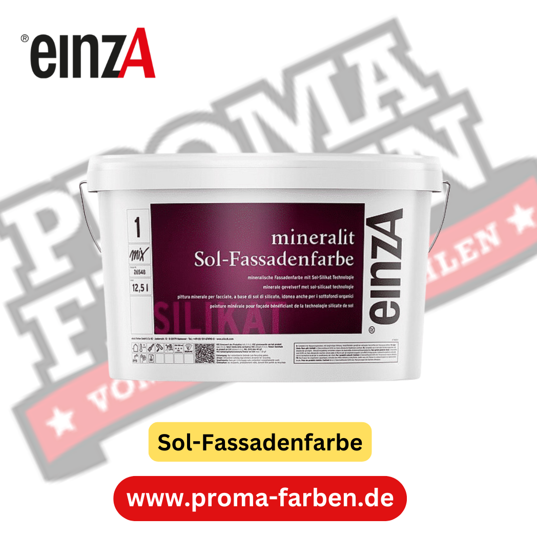 einzA mineralit Sol-Fassadenfarbe