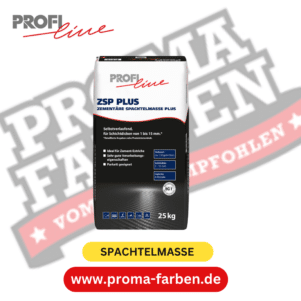 PROFILINE ZSP Plus Zementäre Spachtelmasse 25 kg für professionelle Oberflächen