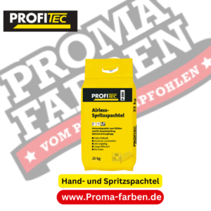 Spritzspachtel auf Dispersionsbasis für den dünnschichtigen Materialauftrag auf ebenen Untergründen, wie Beton und Betonfertigteilen (bis 2 mm pro Auftrag). Zum Abglätten und zum dekorativen Sprenkelauftrag auf Innenwand- und Deckenflächen. Gutes Deckvermögen, lange Offenzeit, nass filzbar, gut schleifbar, für Qualitätsstufen Q3 und Q4. Lösemittelfrei.