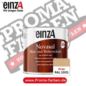 Die einzA Novasol HW Lasur in der Farbe RAL 8001 Ockerbraun bietet einen herausragenden lasierenden Wetterschutz für Holz im Außenbereich. Diese hochwertige Lasur schützt nicht nur effektiv vor den Einflüssen von Witterung und UV-Strahlung, sondern verleiht Ihrem Holz auch eine warme und ansprechende Farbgebung. Eigenschaften und Vorteile: Hochwertiger Schutz: Die einzA Novasol HW Lasur bietet einen zuverlässigen Schutz vor Witterungseinflüssen wie Regen, Schnee und UV-Strahlung. Sie schützt das Holz vor Feuchtigkeit, Vergrauung und vorzeitiger Alterung. Lasierende Formel: Dank ihrer lasierenden Formel ermöglicht die Lasur eine transparente Farbgebung, die die natürliche Maserung und Struktur des Holzes hervorhebt. Dies verleiht Ihrem Holz eine natürliche und ansprechende Optik. RAL 8001 Ockerbraun: Der Farbton RAL 8001 Ockerbraun verleiht Ihrem Holz eine warme und einladende Farbgebung, die perfekt in natürliche Umgebungen passt. Die Lasur sorgt für eine intensive Farbgebung, die lange Zeit beständig bleibt. Einfache Anwendung: Die einzA Novasol HW Lasur lässt sich einfach und gleichmäßig auftragen. Sie ist gebrauchsfertig und kann mit einem Pinsel, einer Rolle oder einem Sprühgerät aufgetragen werden. Schnelle Trocknung: Die Lasur trocknet schnell und ermöglicht eine zügige Weiterbearbeitung der behandelten Holzflächen. Nach dem Auftragen ist das Holz schnell wieder einsatzbereit. Langanhaltender Schutz: Mit ihrer hochwertigen Formel bietet die einzA Novasol HW Lasur einen langanhaltenden Schutz für Ihr Holz im Außenbereich. Sie sorgt für eine dauerhafte Versiegelung und verlängert somit die Lebensdauer Ihrer Holzbauteile. Mit der einzA Novasol HW Lasur in der Farbe RAL 8001 Ockerbraun erhalten Sie einen hochwertigen lasierenden Wetterschutz für Ihr Holz im Außenbereich, der nicht nur funktional, sondern auch ästhetisch überzeugt.