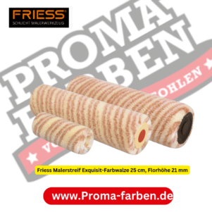 Friess Malerstreif Exquisit-Farbwalze  25 cm, Florhöhe 21 mm