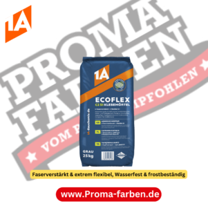 1A ECOFLEX C2 S1 faserverstärkt 25kg - Klebemörtel