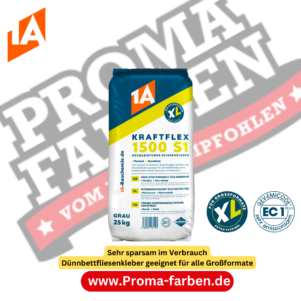 1A KRAFTFLEX 1500 S1 25kg - Hochleistungs-Fliesenkleber