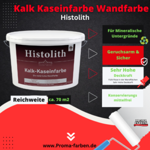 Histolith Kalk Kaseinfarbe Wunschfarbe 12,50  Liter (Kalkfarbe) – Bild 2