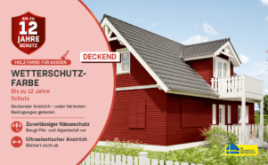 Alpina Wetterschutzfarbe Schwedengelb – Bild 7