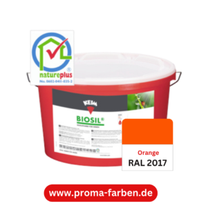Keim Biosil Wandfarbe RAL 2017 Orange – Bild 2