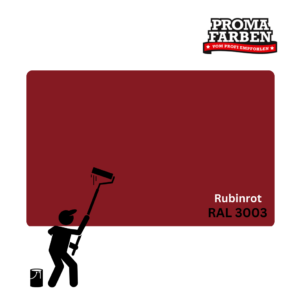 Caparol Amphibolin Fassadenfarbe RAL 3003 Rubinrot – Bild 3