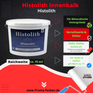 Histolith Mineralin 20,00 kg weiß Außen- und Innenbereich, doppeltverkieselnd – Bild 2