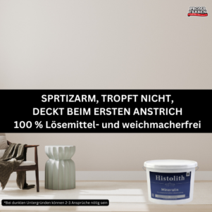 Histolith Mineralin 20,00 kg weiß Außen- und Innenbereich, doppeltverkieselnd – Bild 5