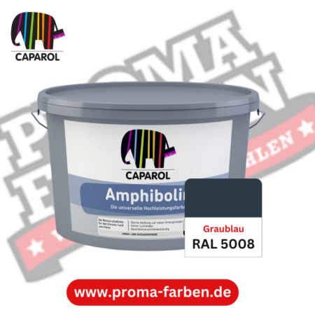 Caparol Amphibolin Fassadenfarbe RAL 5008 Graublau online bestellen bei ProMa Farben