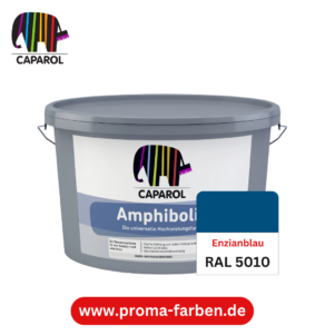 Caparol Amphibolin Fassadenfarbe RAL 5010 Enzianblau – Bild 2
