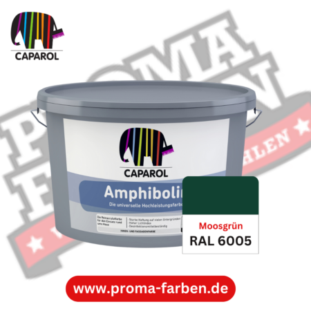 Caparol Amphibolin Fassadenfarbe RAL 6005 Moosgrün online bestellen bei ProMa Farben