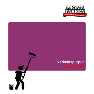 Caparol Amphibolin Fassadenfarbe RAL 4006 Verkehrspurpur – Bild 3