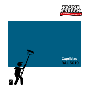 Caparol Amphibolin Fassadenfarbe RAL 5019 Capriblau – Bild 3