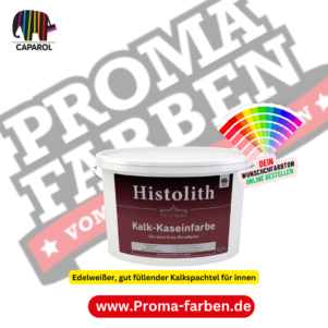 Histolith Kalk Kaseinfarbe Wunschfarbe 12,50  Liter (Kalkfarbe)