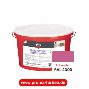 Keim Innotop Silikatfarbe RAL 4003 Erikaviolett – Bild 2