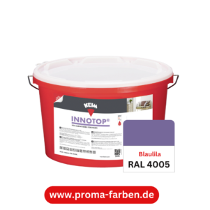 Keim Innotop Silikatfarbe RAL 4005 Blaulila – Bild 2
