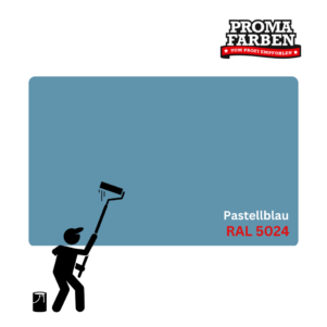 einzA Fassadenfarbe RAL 5024 Pastellblau – Bild 3