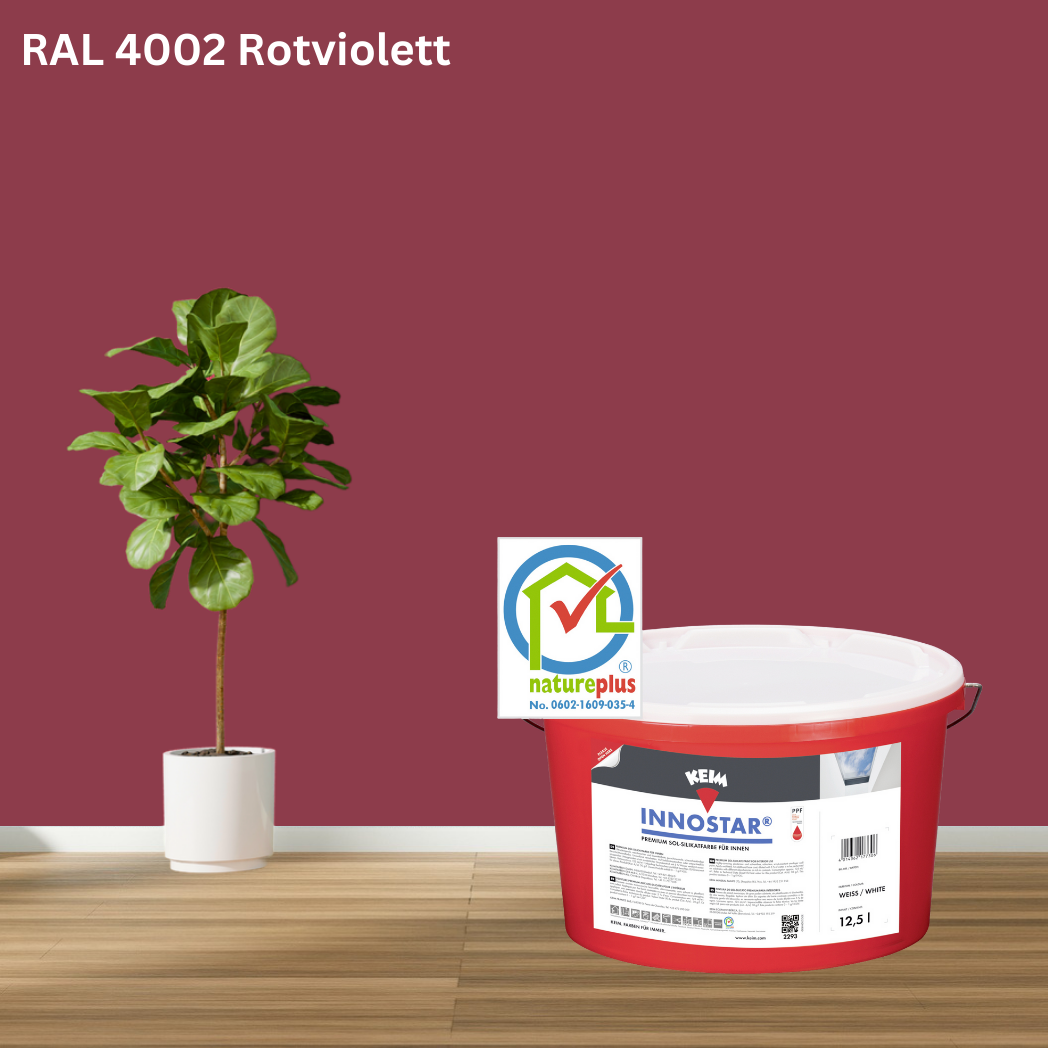 Keim Innostar Silikatfarbe RAL 4002 Rotviolett Keim Innostar Silikatfarbe RAL 4002 Rotviolett