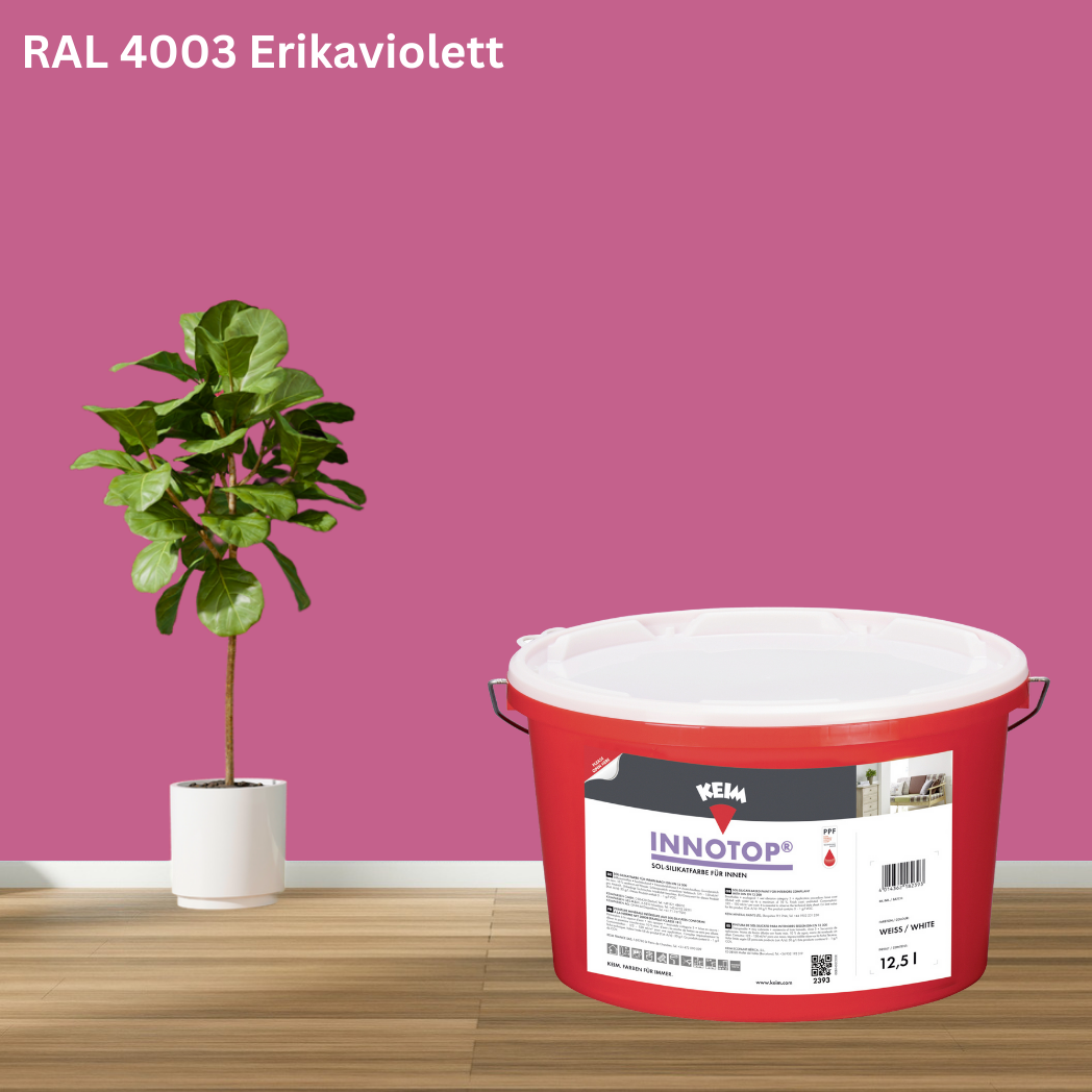 Keim Innotop Silikatfarbe RAL 4003 Erikaviolett Keim Innotop Silikatfarbe RAL 4003 Erikaviolett