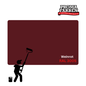 Keim Biosil Wandfarbe RAL 3005 Weinrot – Bild 3