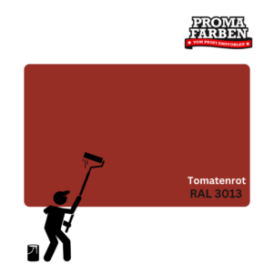 einzA Fassadenfarbe RAL 3013 Tomatenrot – Bild 3