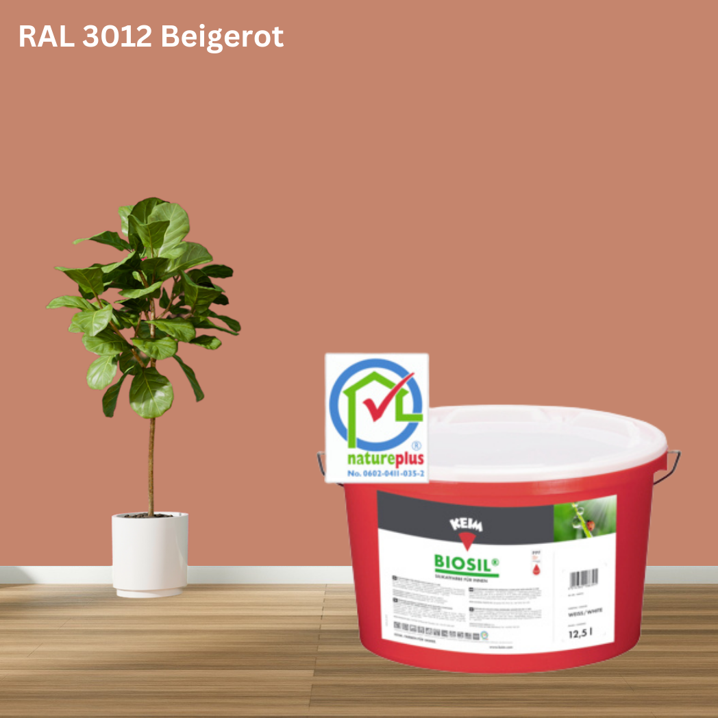 Keim Biosil Wandfarbe RAL 3012 Beigerot Keim Biosil Wandfarbe RAL 3012 Beigerot