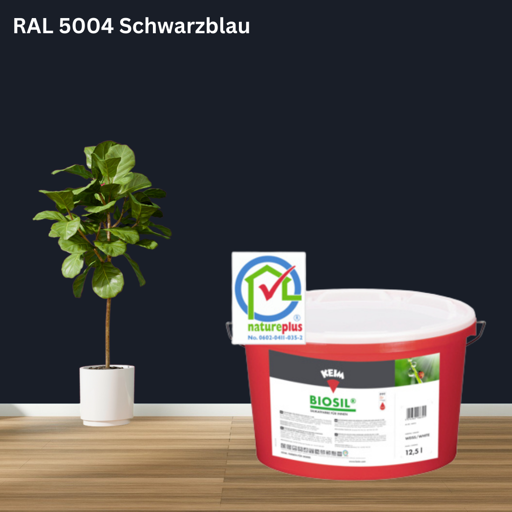 Keim Biosil Wandfarbe RAL 5004 Schwarzblau Keim Biosil Wandfarbe RAL 5004 Schwarzblau
