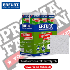 12 Rollen Erfurt Rauhfasertapete Avantgarde = 127,2 m²