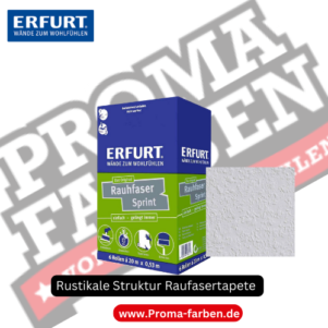 6 Rollen Erfurt Rauhfaser Sprint Raufasertapete
