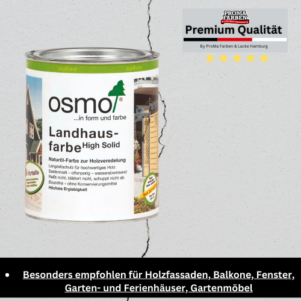 Osmo Landhausfarbe 2742 Verkehrsgrau (RAL 7042) – Bild 6