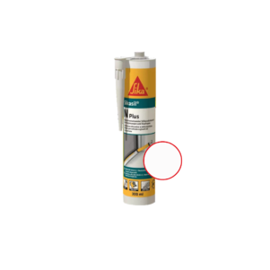 Sika Silicondichtstoff SIL plus Neutralsilikon für den Fensterbau weiss 300 ml – Bild 6