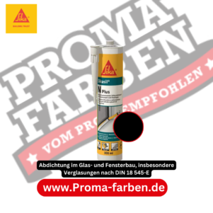 Sika Silicondichtstoff SIL N plus schwarz 300 ml