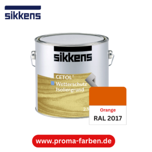 Sikkens Cetol Wetterschutzfarbe RAL 2017 Orange – Bild 2
