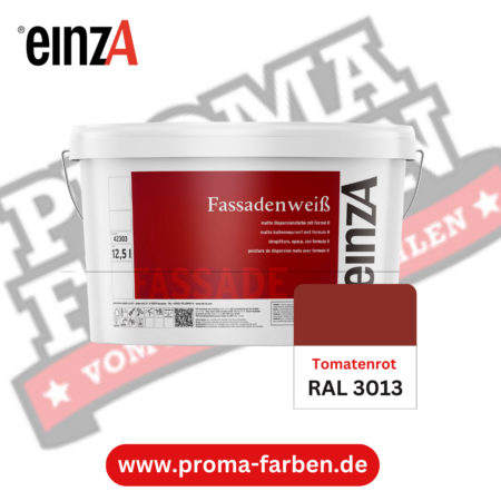 einzA Fassadenfarbe RAL 3013 Tomatenrot online bestellen bei ProMa Farben